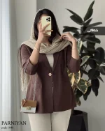 حراج کت مدل پرنیان جنس لینن پنبه کد 1048 - تصویر 10