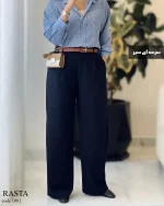 شلوار بگ مدل رستا جنس فیونا کد 1081 - تصویر 2