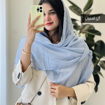 شال نگارین جنس حریر کبریتی کد 1079