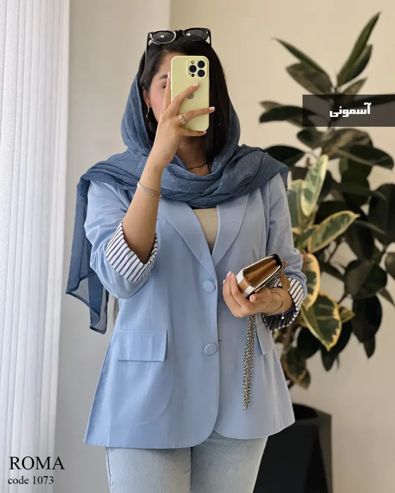 کت مدل روما جنس لینن پنبه کد 1073 - تصویر 6