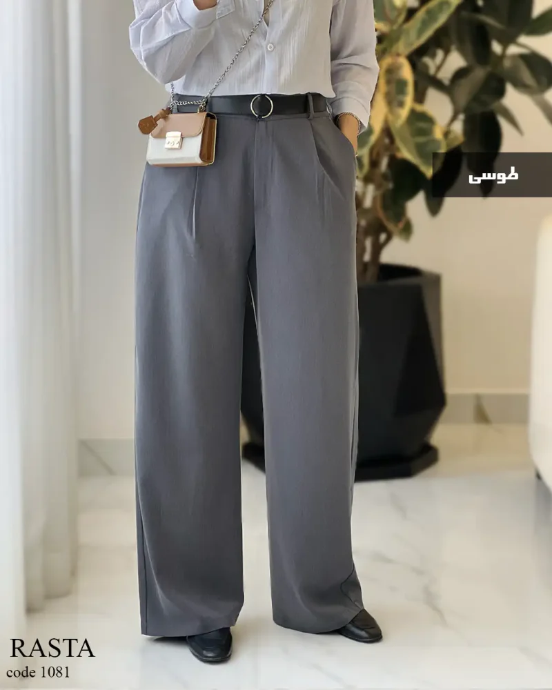 شلوار بگ مدل رستا جنس فیونا کد 1081 - تصویر 6