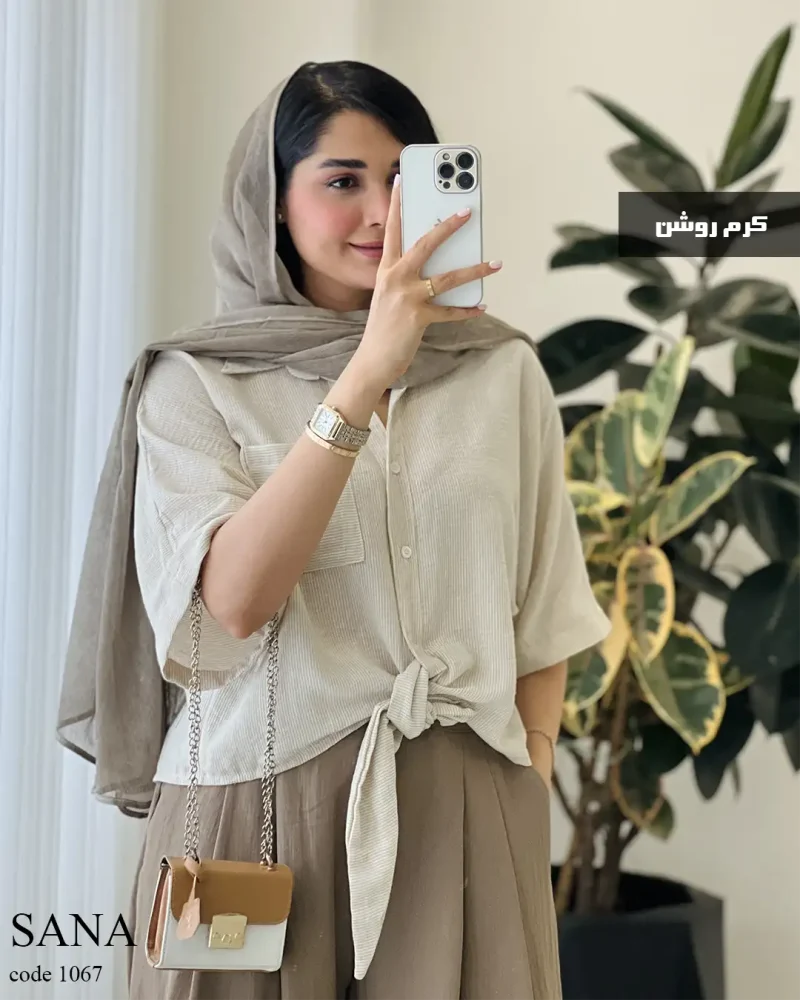 حراج مدل سنا جنس لینن زارا کد 1067 - تصویر 4