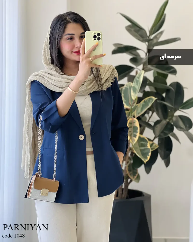 حراج کت مدل پرنیان جنس لینن پنبه کد 1048 - تصویر 7