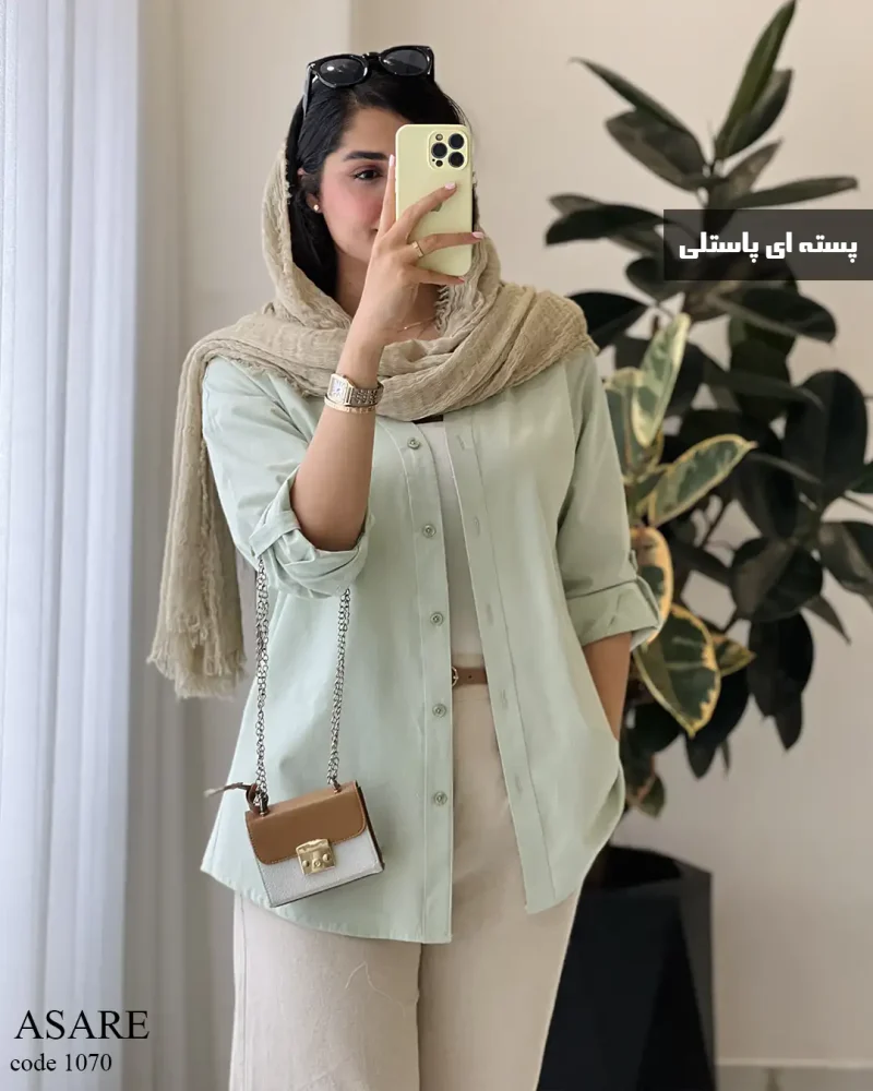 حراج مدل آساره جنس لینن ‌پنبه کد 1070 - تصویر 3