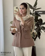 حراج کت مدل روشنا جنس لینن پنبه کد 1075 - تصویر 11