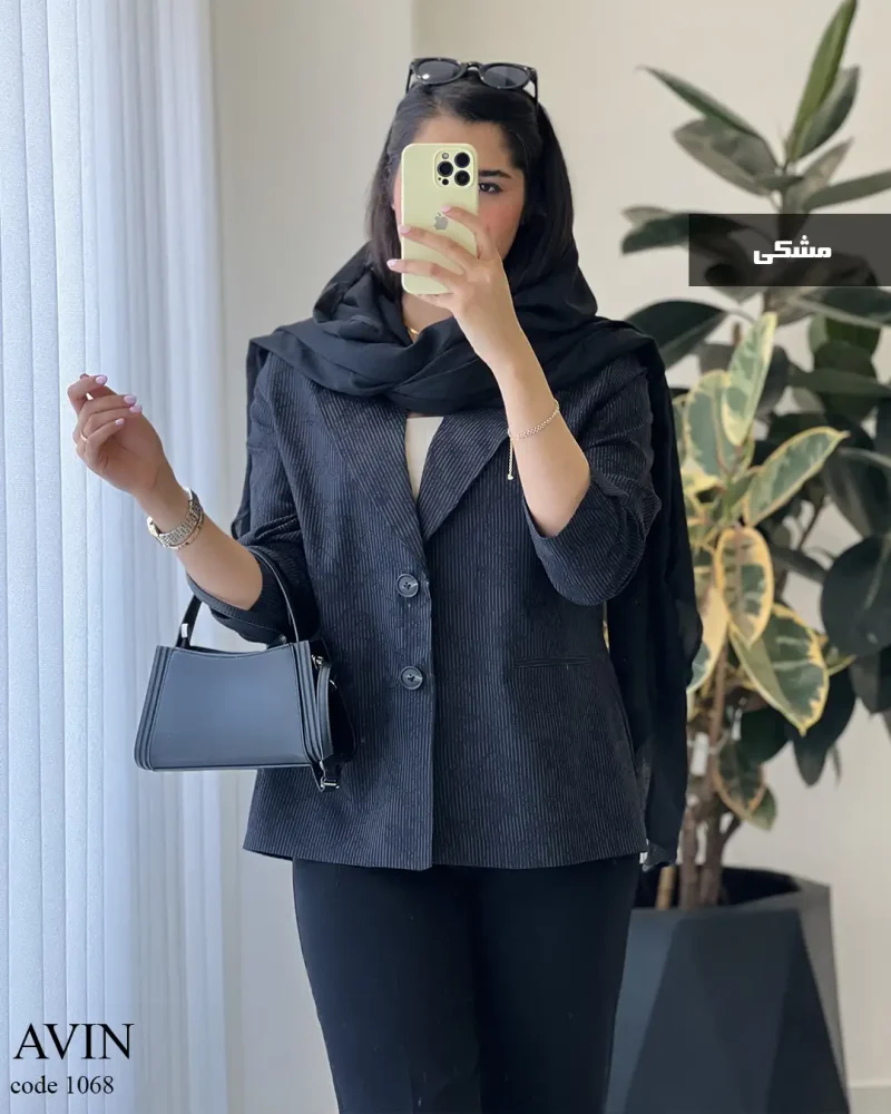 کت مدل آوین جنس لینن زارا کد 1068 - تصویر 9