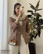 حراج کت مدل روشنا جنس لینن پنبه کد 1075 - تصویر 10