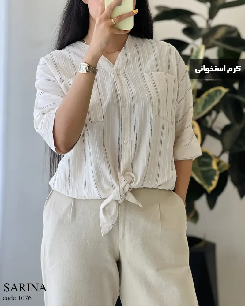 حراج مدل سارینا جنس لینن زارا کد 1076 - تصویر 6