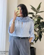 حراج مدل رنگین کمان لینن زارا کد 1080 - تصویر 9