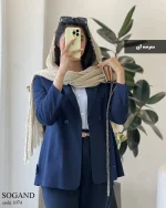 حراج مدل سوگند جنس لینن پنبه کد 1074 - تصویر 9