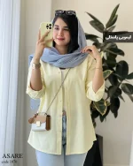 حراج مدل آساره جنس لینن ‌پنبه کد 1070 - تصویر 7