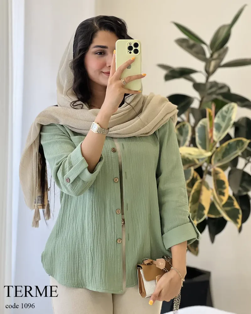 حراج مدل ترمه لینن دبل فیس کد 1096 - تصویر 8