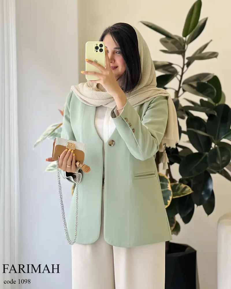 کت مدل فریماه جنس مازراتی کد 1098 - تصویر 4