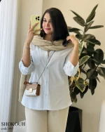 حراج مدل شکوه جنس لینن اسلپ کد 1085 - تصویر 8