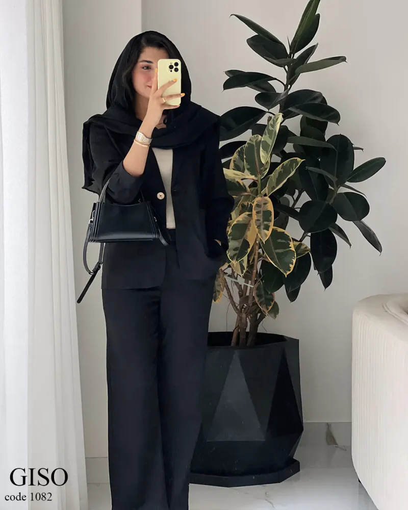 حراج کت و شلوار گیسو جنس لینن نچرال کد 1082 - تصویر 7