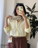 حراج مدل شکوه جنس لینن اسلپ کد 1085 - تصویر 7