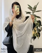شال نیلو جنس حصیری کد 1092 - تصویر 2