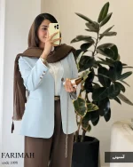 کت مدل فریماه جنس مازراتی کد 1098 - تصویر 9