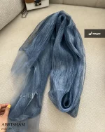 شال ابریشم جنس ابریشم دو لایه کد 1083 - تصویر 5