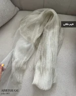 شال ابریشم جنس ابریشم دو لایه کد 1083 - تصویر 4