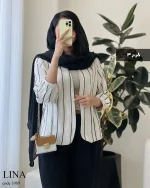 حراج کت مدل لینا جنس لینن کجراه کد 1089 - تصویر 4