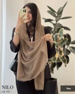 شال نیلو جنس حصیری کد 1092 - تصویر 4