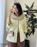 حراج مدل شکوه جنس لینن اسلپ کد 1085 - تصویر 4