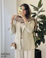 کت مدل آتنا جنس مازراتی کد 1099 - تصویر 9