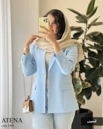 کت مدل آتنا جنس مازراتی کد 1099 - تصویر 4