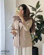 کت مدل آتنا جنس مازراتی کد 1099 - تصویر 8