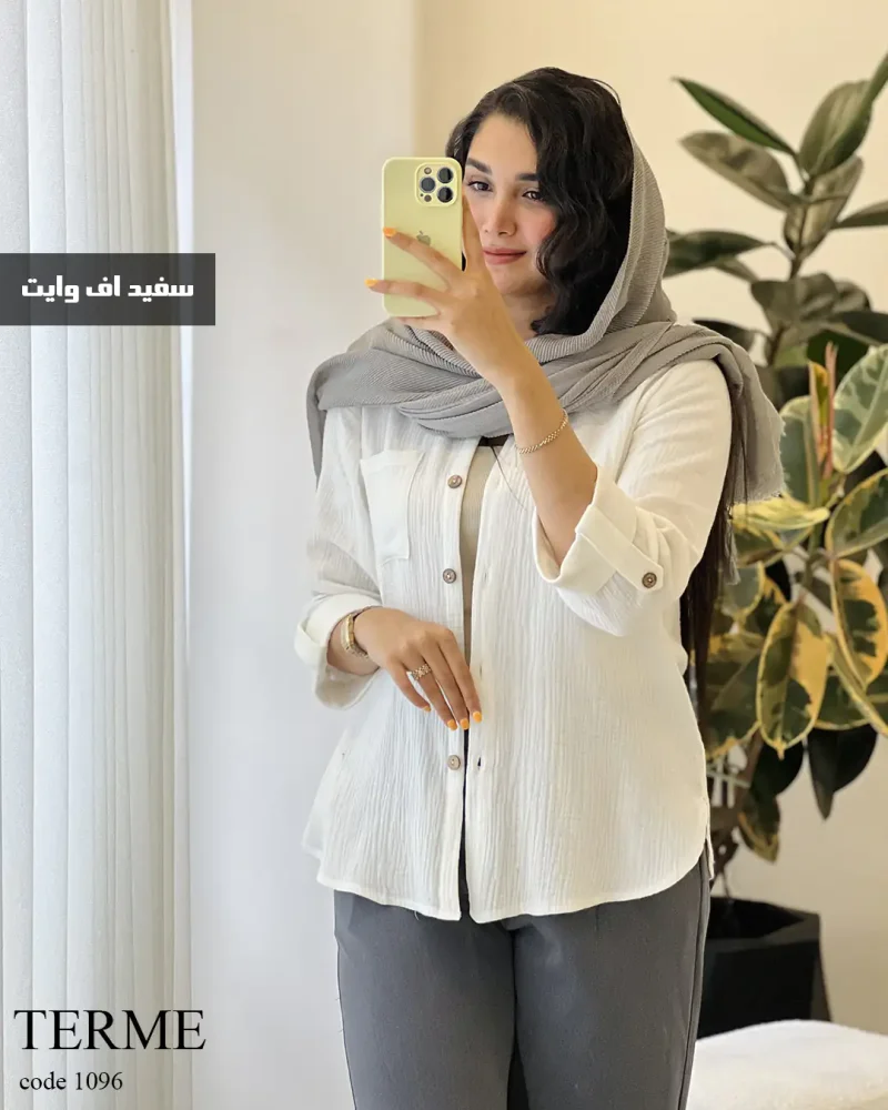 حراج مدل ترمه لینن دبل فیس کد 1096 - تصویر 5