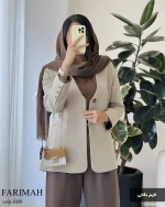 کت مدل فریماه جنس مازراتی کد 1098 - تصویر 8