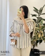 مدل ساحل جنس لینن کنفی درجه یک کد 1091 - تصویر 2