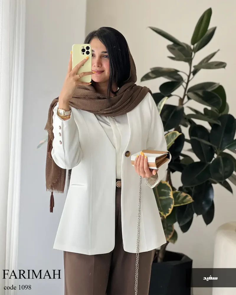 کت مدل فریماه جنس مازراتی کد 1098 - تصویر 13