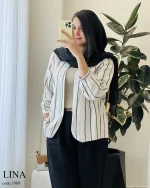 حراج کت مدل لینا جنس لینن کجراه کد 1089 - تصویر 6