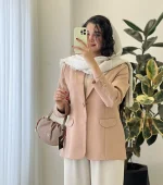 کت مدل رویال جنس مازراتی کد 1125 - تصویر 2