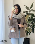 پالتو کتی آبان جنس فوتر کوبیده شده کد 1112 - تصویر 10