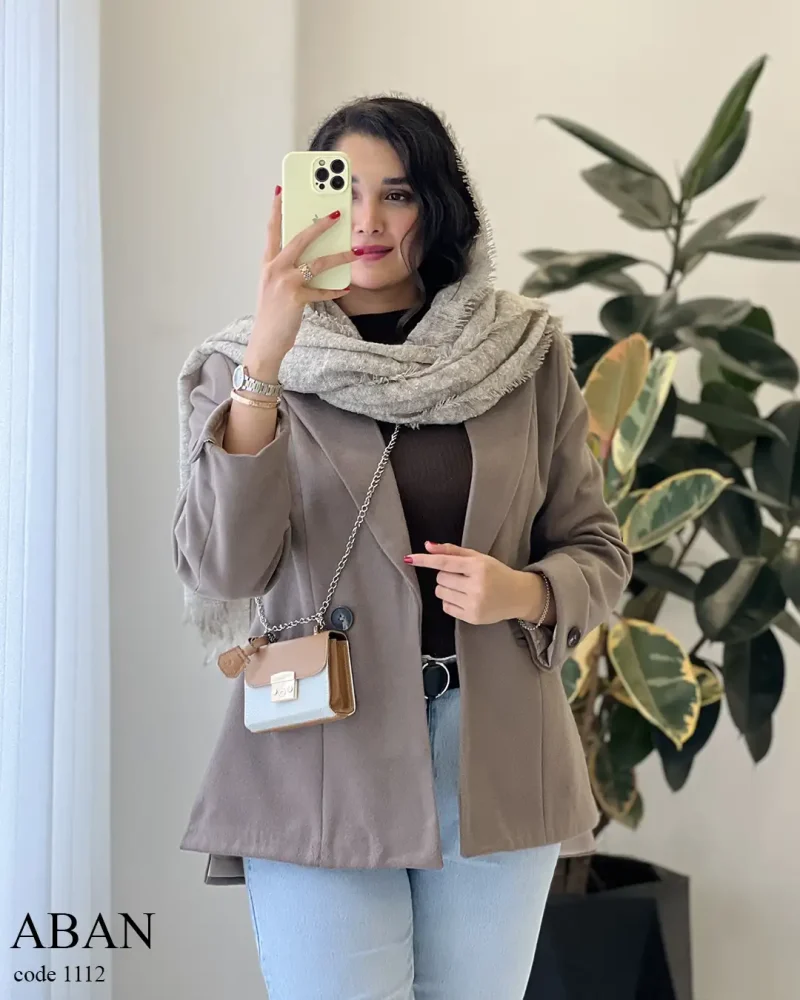 پالتو کتی آبان جنس فوتر کوبیده شده کد 1112 - تصویر 10