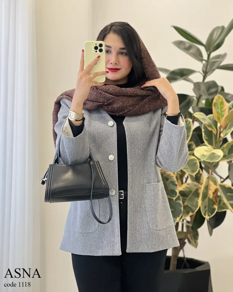 پالتو آسنا جنس فوتر کش کد 1118 - تصویر 3