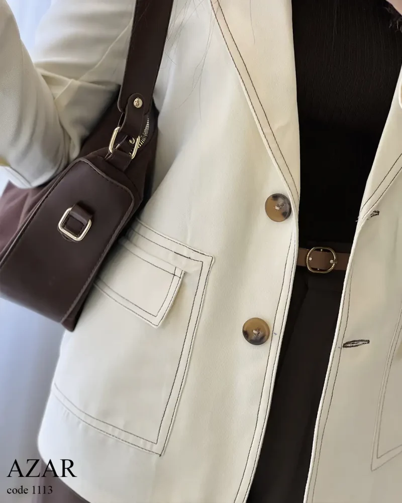 کت مدل آذر جنس کتون ایشو کد 1113 - تصویر 9