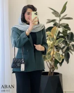 پالتو کتی آبان جنس فوتر کوبیده شده کد 1112 - تصویر 2