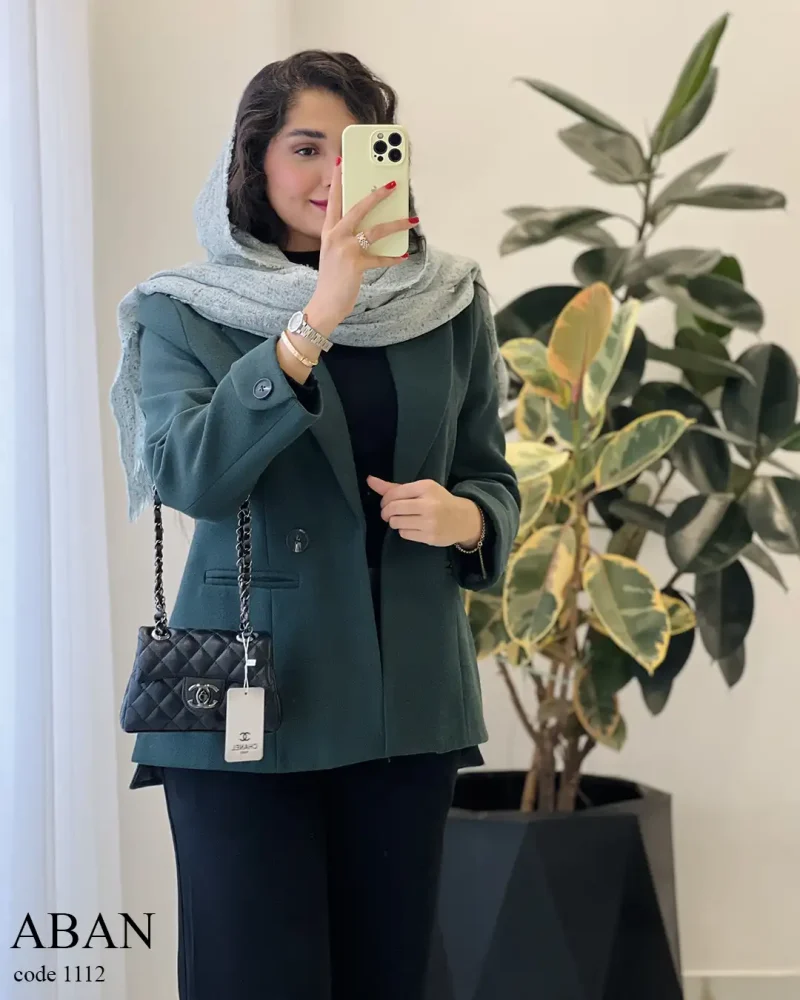 پالتو کتی آبان جنس فوتر کوبیده شده کد 1112 - تصویر 2