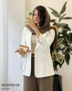 کت مدل شاپرک جنس مازراتی کد 1104 - تصویر 9