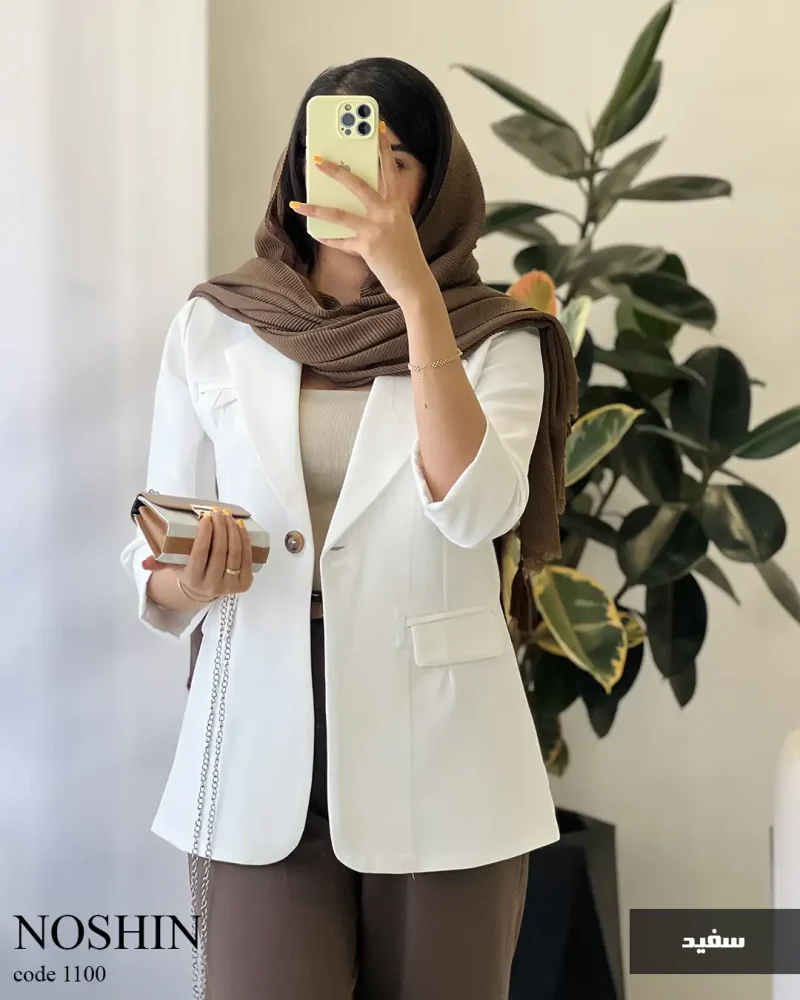 کت مدل نوشین جنس مازراتی کد 1100 - تصویر 2