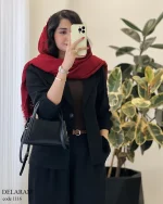 کت پاییزه دلارام جنس مخمل کبریتی کد 1116 - تصویر 5