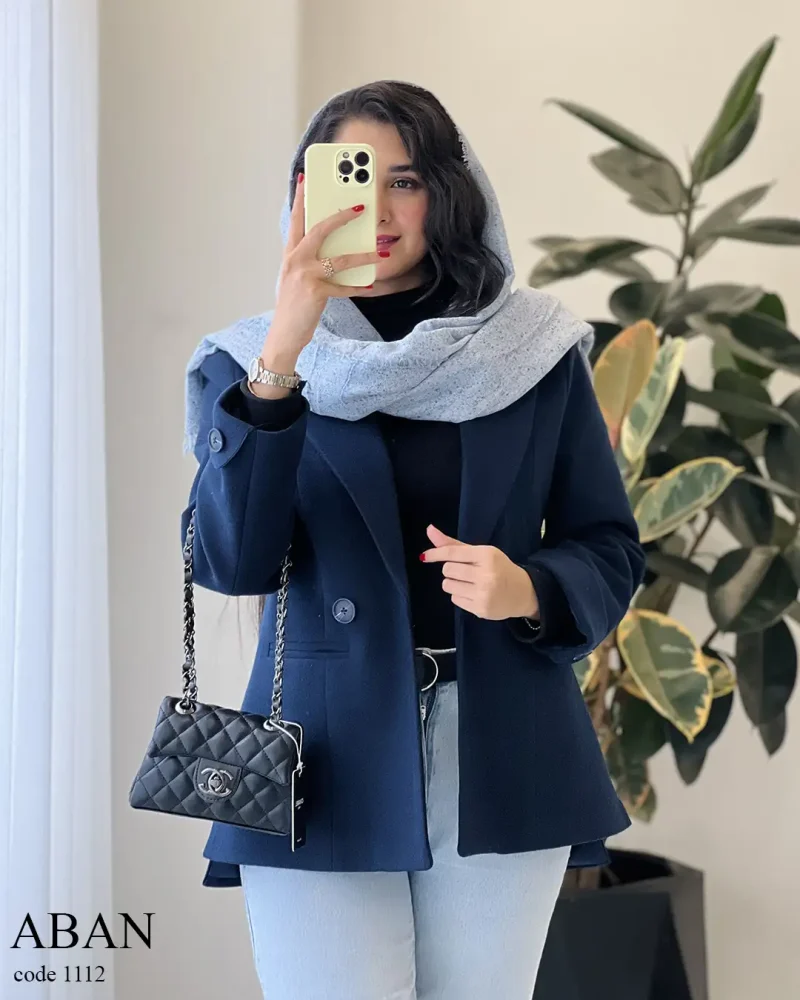 پالتو کتی آبان جنس فوتر کوبیده شده کد 1112 - تصویر 8