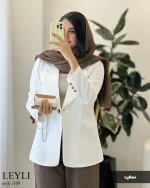 کت مدل لیلی جنس مازراتی کد 1109 - تصویر 6