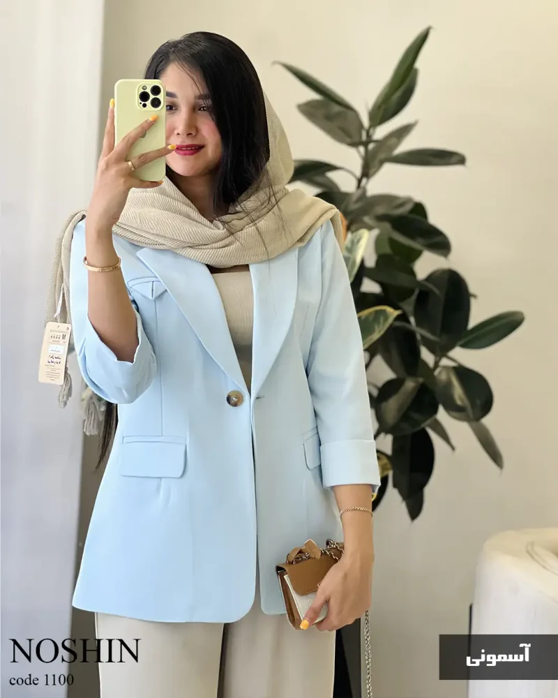 کت مدل نوشین جنس مازراتی کد 1100 - تصویر 4