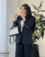 کت مدل رویال جنس مازراتی کد 1125 - تصویر 5