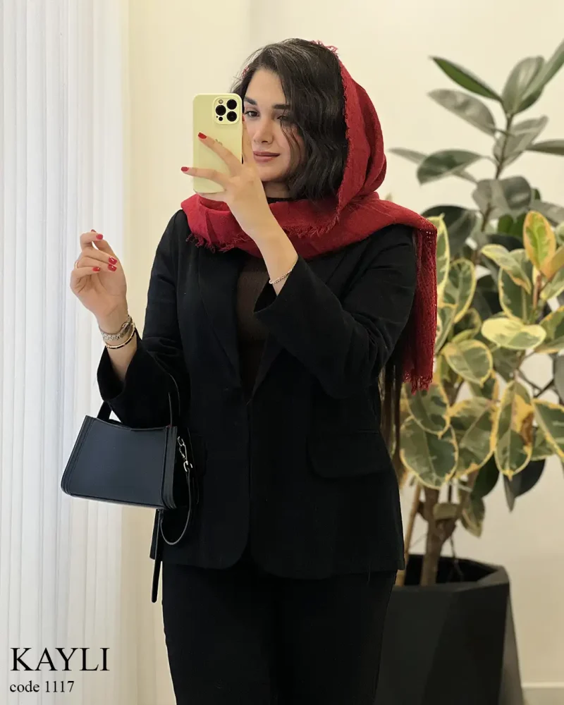 کت کایلی جنس کتان استانبل گرم بالا کد 1117 - تصویر 4